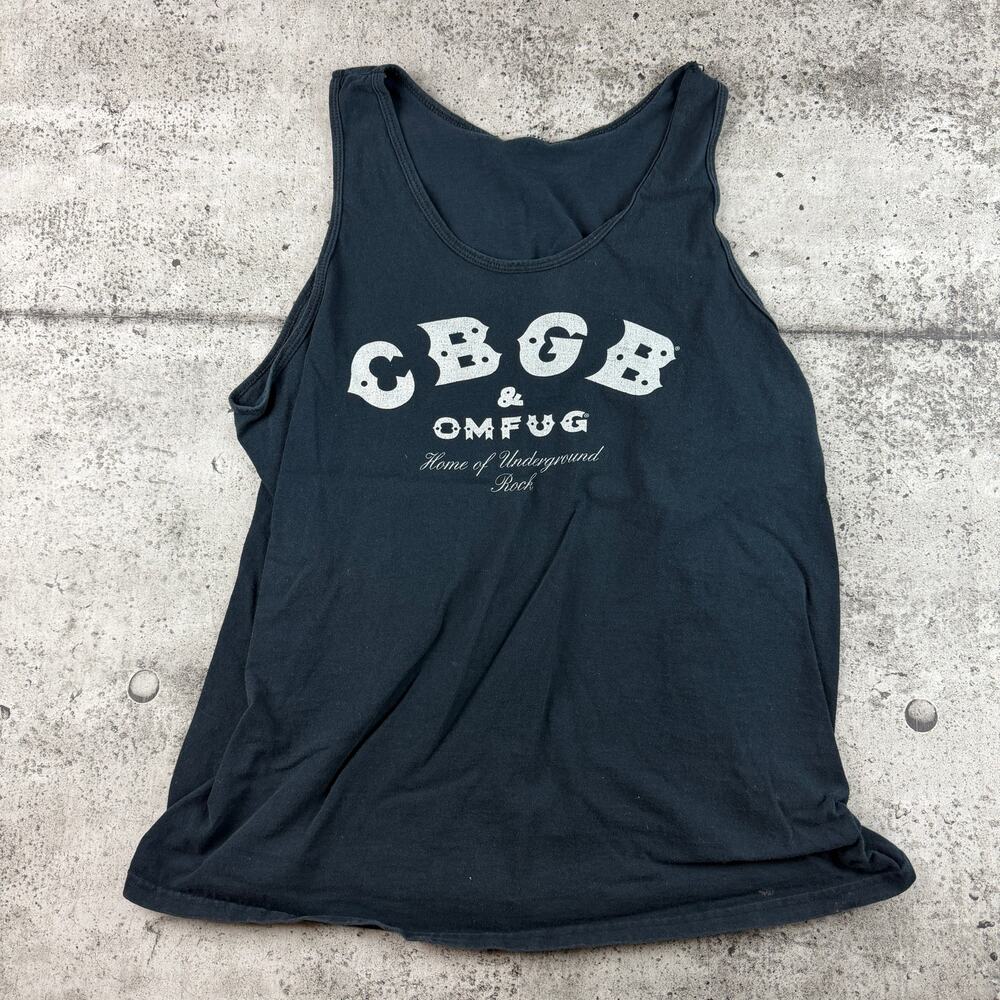Vintage CBGB Tank Top Size XL Punk Rock Venue NYC